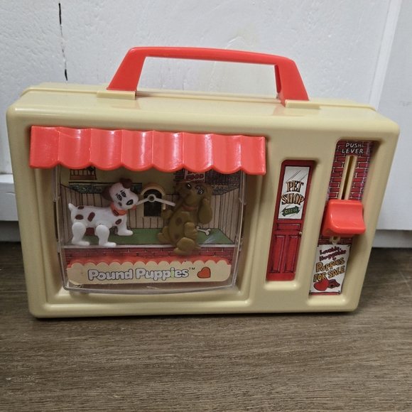 Vintage Tonka 1986 Pound Puppies Pet Shop Pre-school Toy Music Box Still Works - Picture 1 of 12